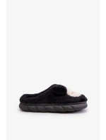 Teplé Kožešinové Pantofle Dámské Černé Jozelinetta Teplé Kožešinové Pantofle Dámské Černé Jozelinetta