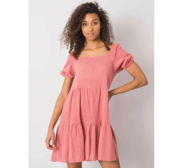 Dámské šaty TW SK BI 26460.28P růžová - Och Bella Dámské šaty TW SK BI 26460.28P růžová - Och Bella