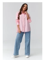 Košile s dlouhým rukávem model 224100 Makadamia Košile s dlouhým rukávem model 224100 Makadamia