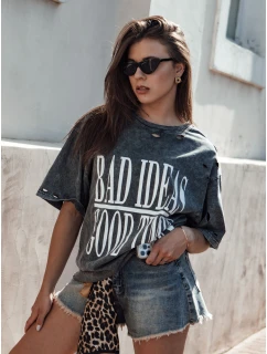 Dámské tričko s potiskem HAYATOUS graphite FashionStreet RY2648