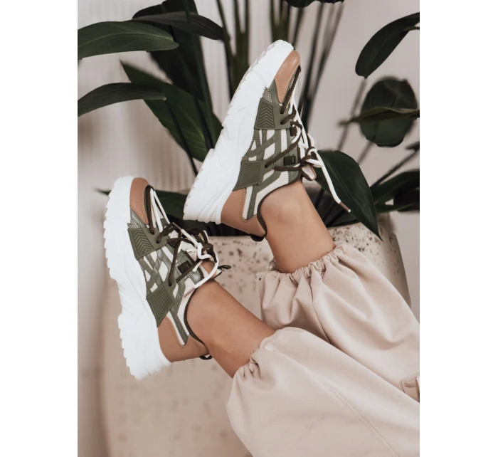 Dámské sportovní tenisky RUNWIN green FashionStreet ZY0611