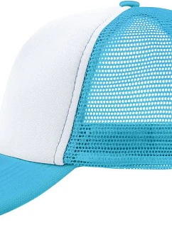 Daiber MB 70 5 panelová polyesterová síťovaná kšiltovka 03.0070 white/pacific