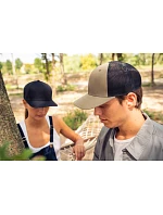 6 panelová Trucker kšiltovka grey model 22478891 - Atlantis Headwear 6 panelová Trucker kšiltovka grey model 22478891 - Atlantis Headwear