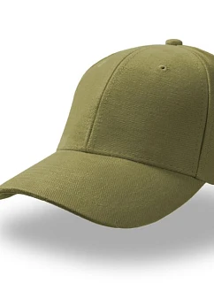 Atlantis Headwear Pilot 6 panelová kšiltovka z bavlněného twillu 33.0501 olive