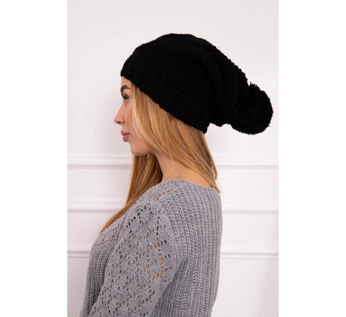 Fleecová čepice  černá model 18750371 - K-Fashion