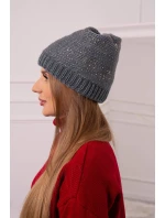 Dámská čepice Amira K359 tmavě šedá Dámská čepice Amira K359 tmavě šedá