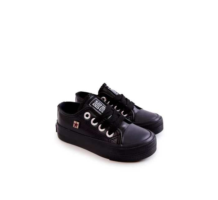 Dětské Kožené Tenisky BIG STAR model 21579713 Černá - Big Star Shoes