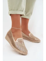 Dámské síťované polobotky Zlaté model 22027646 - Boto Dámské síťované polobotky Zlaté model 22027646 - Boto