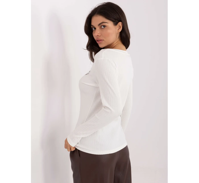 Bluzka RV BZ model 21749925 ecru - FPrice Bluzka RV BZ model 21749925 ecru - FPrice