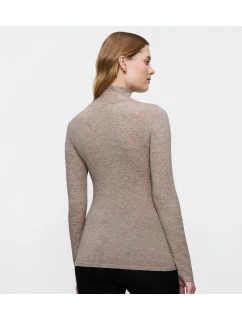 Beauty Layers Top LSL Turtleneck 04 - BROWN - TRIUMPH BROWN - TRIUMPH