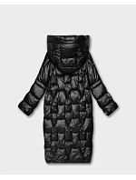 Dámská přechodná péřová bunda ke kolenům Goodlookin black (T3-2623#-1) Dámská přechodná péřová bunda ke kolenům Goodlookin black (T3-2623#-1)