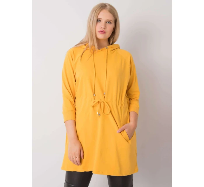 Dámská mikina RV BL 6853.10P tmavě žlutá