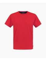 Pánské tričko s krátkým rukávem ATLANTIC - světle červené