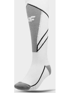 Dámské lyžařské ponožky 4F AW22UFSOF035 bílé