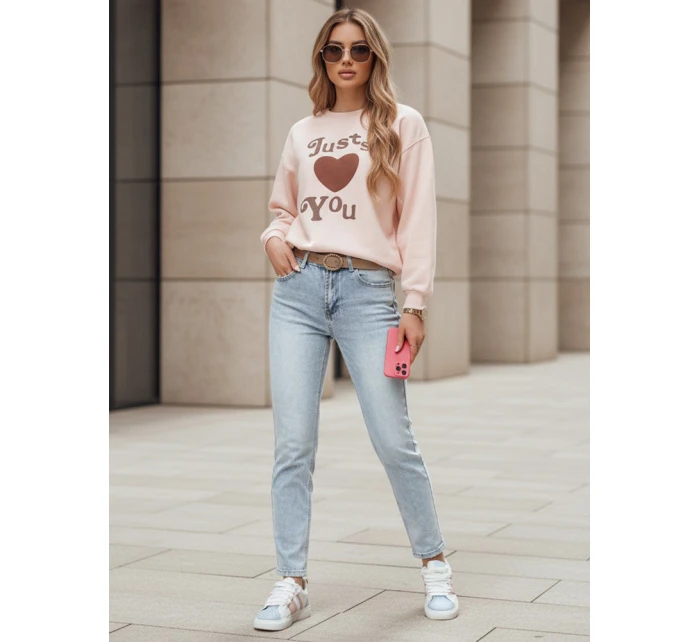 Dámské džínové kalhoty slim fit s páskem NEOPASS modré FashionStreet UY2680