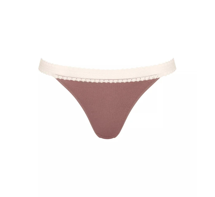 sloggi GO Ribbed R Tanga C2P - BROWN - SLOGGI BROWN - SLOGGI
