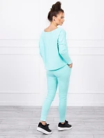 Souprava s oversize halenkou mint
