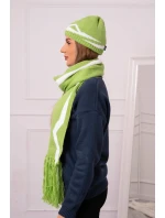 Dámská souprava se šátkem Jagna K356 pistácie Dámská souprava se šátkem Jagna K356 pistácie