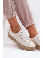 Dámské Tenisky Na Platformě S Pletením model 21693323 Světle Béžové - Lee Cooper