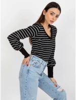 Dámská halenka RV BZ 8613.15x černobíle - FPrice