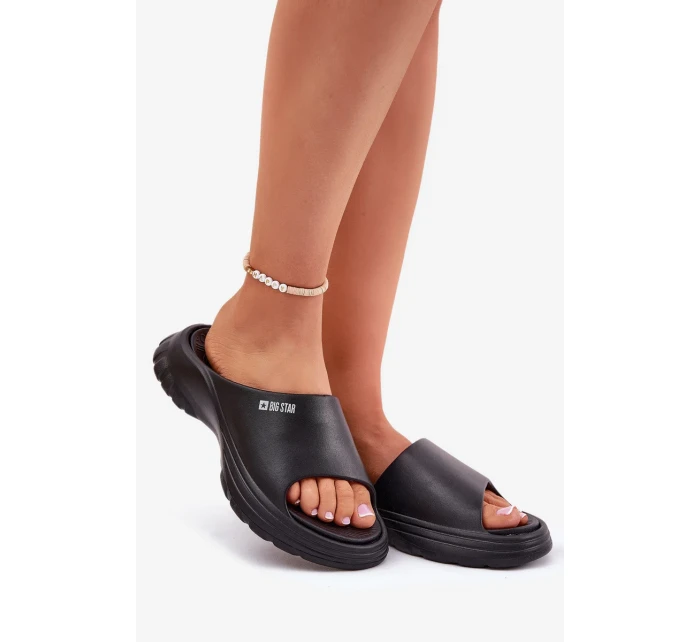 Dámské pěnové pantofle Big Star – černé Dámské pěnové pantofle Big Star – černé