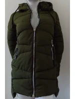 Dámská zimní bunda s kapucí ty0136 zelená - Goodlooking Dámská zimní bunda s kapucí ty0136 zelená - Goodlooking