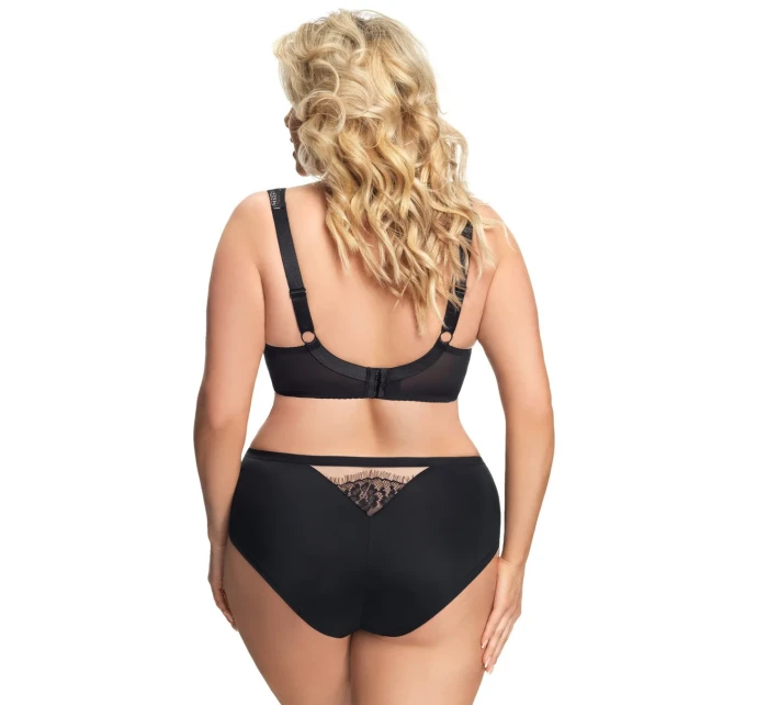 Polovyztužená dámská podprsenka  Černá model 16104704 - Gorsenia