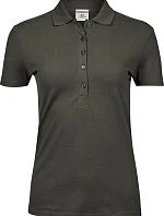 Tee Jays TJ 145 Dámské luxusní těžké strečové piqué polo 18.0145 deep green