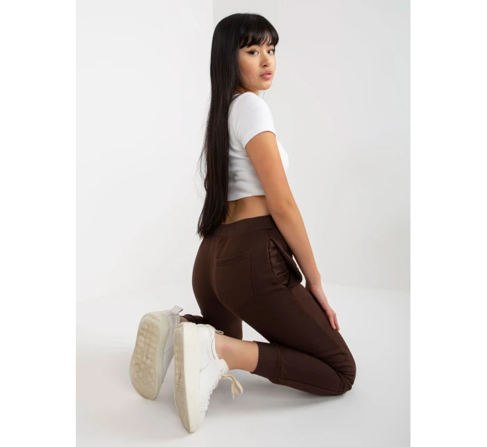 Dámské kalhoty TW SP 2003 kalhoty.02 tmavě hnědá - FPrice