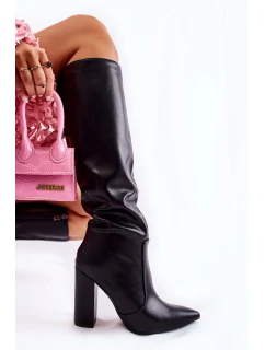 Klasické Boty Na Sloupek Černá Mayra