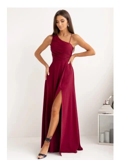 Dlouhé šaty model 21958991 bordó - With You