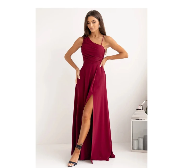 Dlouhé šaty model 21958991 bordó - With You