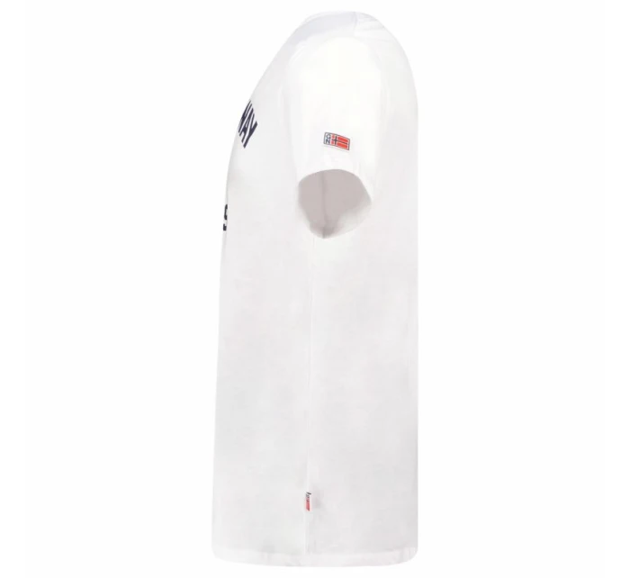 Geografické Norsko tričko Jassier 254 M SY1361H/GN-White pánské Geografické Norsko tričko Jassier 254 M SY1361H/GN-White pánské