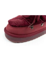 dámské sněhule zimní módní model 21420780 zateplené bordó dámské - D.Franklin