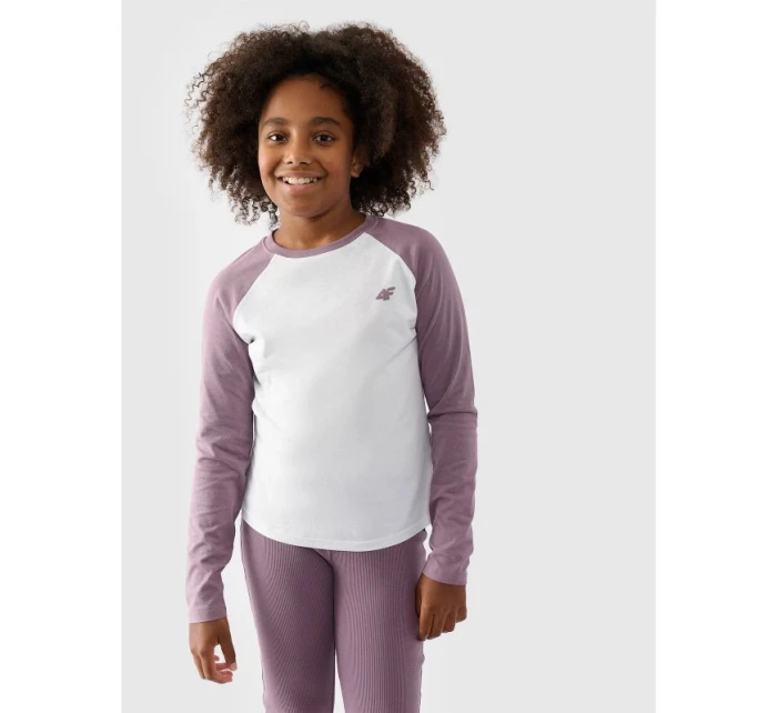 Dívčí hladký rukáv s dlouhým rukávem Junior model 21431672 - 4F Dívčí hladký rukáv s dlouhým rukávem Junior model 21431672 - 4F