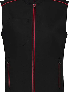 WK WK 6148 Pánská vesta "Day-to-Day" 20.6148 black/red
