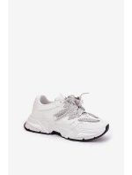 Tenisky Sportovní Boty Dámské S Dvojitým Šněrováním Bílé Efobell Tenisky Sportovní Boty Dámské S Dvojitým Šněrováním Bílé Efobell