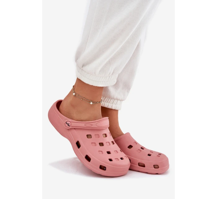 Dámské Pěnové Pantofle Růžové model 21698098 - Boto Dámské Pěnové Pantofle Růžové model 21698098 - Boto