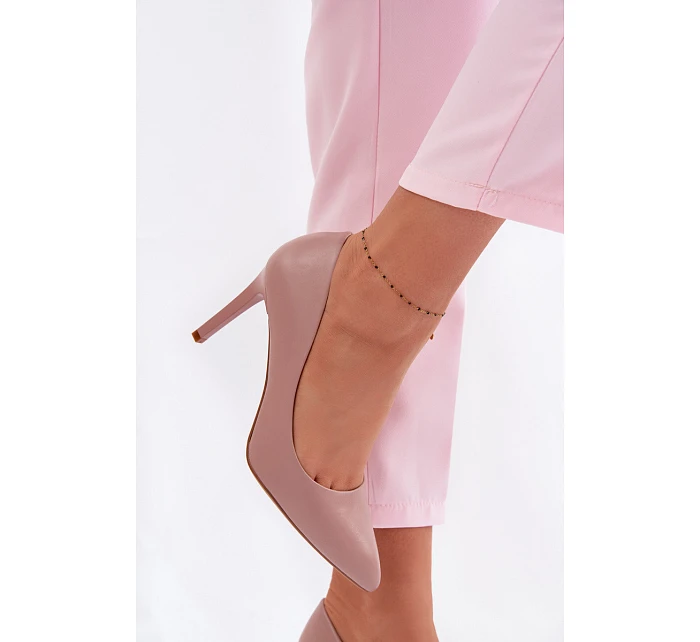 Eko kožené lodičky Sergio Leone 1339 Levandulové