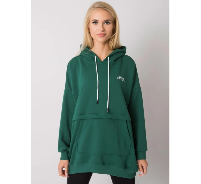 Mikina RV BL 7095.30P tmavě zelená