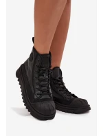 Dámské vysoké zateplené tenisky Big Star – černé Dámské vysoké zateplené tenisky Big Star – černé