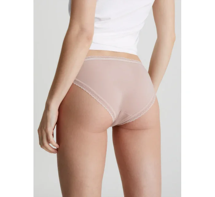 Dámské kalhotky 000QD3766E 7NS béžové - Calvin Klein