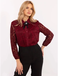 Dámská košile MI KS C242.16X Bordó - FPrice