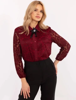Dámská košile MI KS C242.16X Bordó - FPrice
