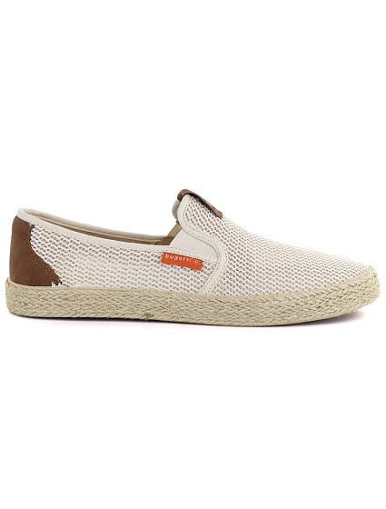 Pánské polobotky slipon béžové model 22079051 - Bugatti Pánské polobotky slipon béžové model 22079051 - Bugatti