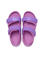 Dětské sandály Crocs Crocband Cruiser fialové 209423 6WQ Dětské sandály Crocs Crocband Cruiser fialové 209423 6WQ