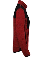 Dámská pracovní pletená fleecová bunda 20. red melange/black model 22448864 - WK Dámská pracovní pletená fleecová bunda 20. red melange/black model 22448864 - WK