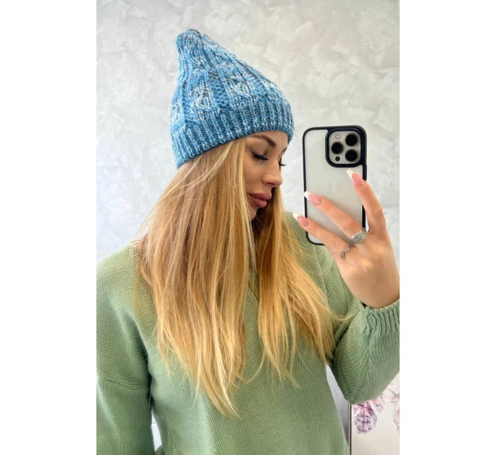 Fleecová čepice Melisa K241 modrá Fleecová čepice Melisa K241 modrá