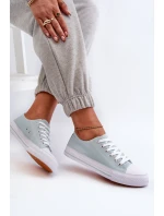 Dámské látkové klasické nízké tenisky máta model 21662384 - Boto Dámské látkové klasické nízké tenisky máta model 21662384 - Boto