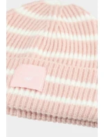Dívčí zimní čepice pruhovaná růžová model 21678456 - 4F